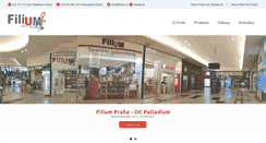 Desktop Screenshot of filium.cz